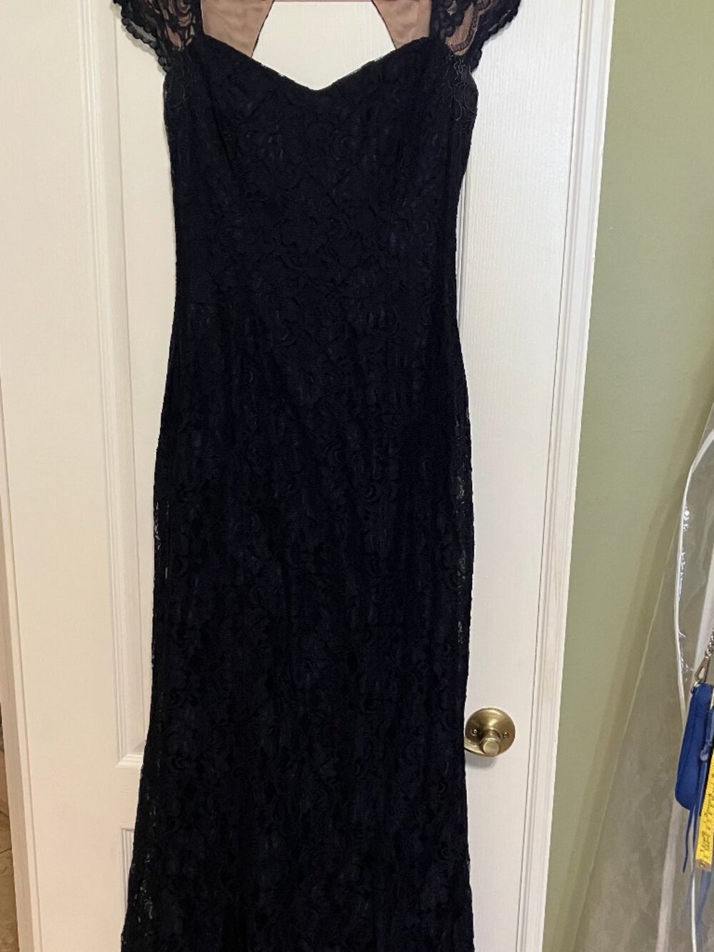 Lace Lined Gown
